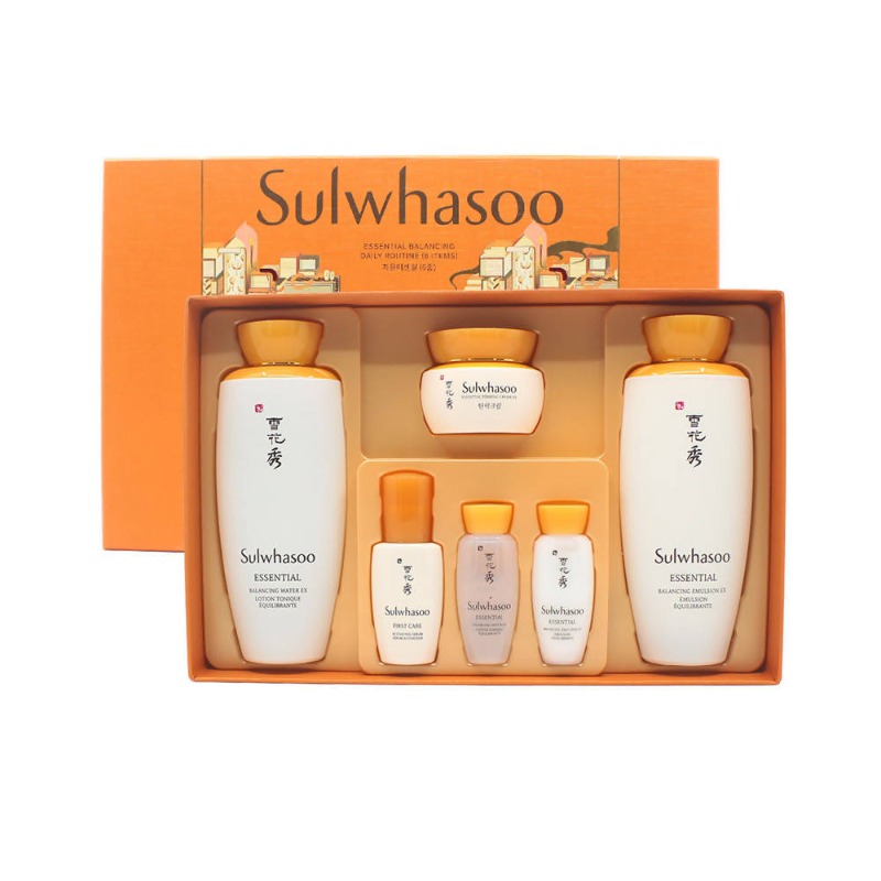 Sulwhasoo Essential Balancing Daily Routine (6 Items)